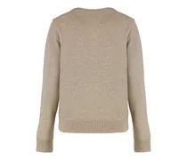 Cashmere Crewneck Sweater — Beige