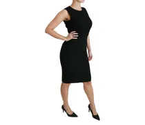 Lace Bodycon Sheath Dress — Black