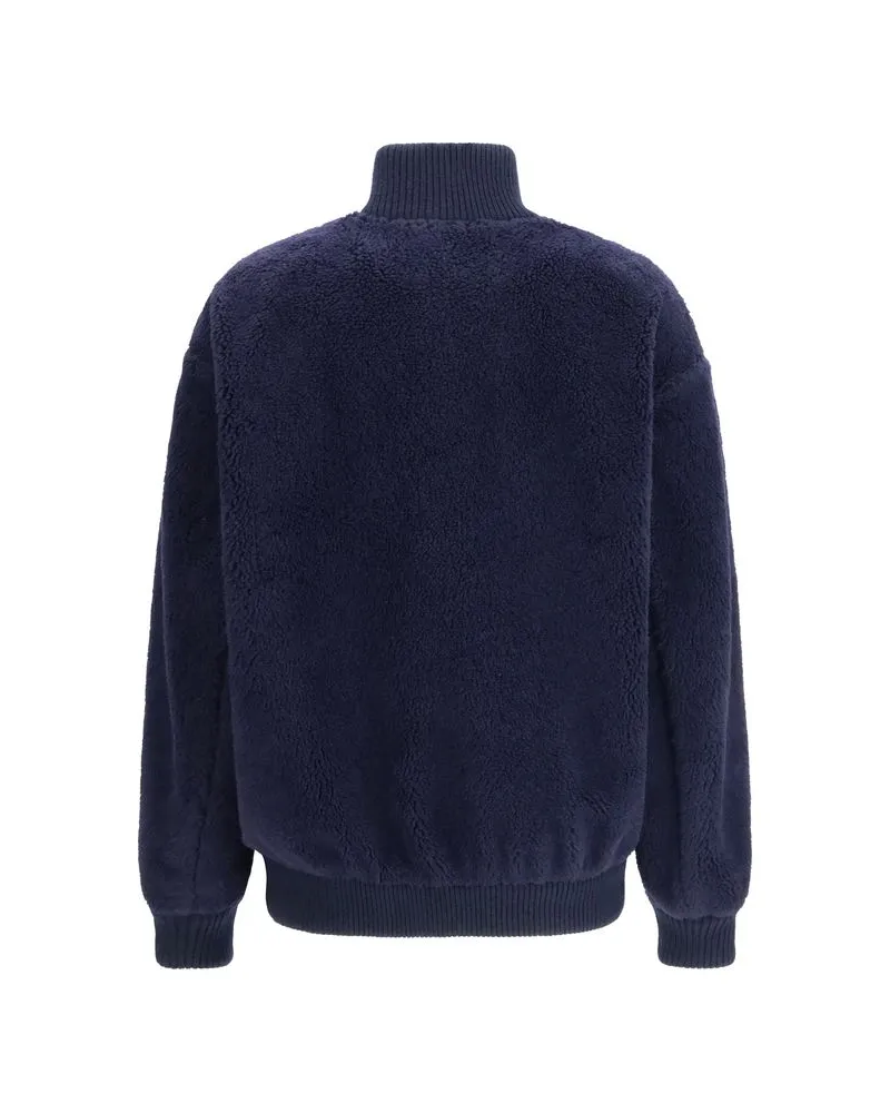 Prada Women's Blue Polyamide Full-Length Jacket Clothing Navy