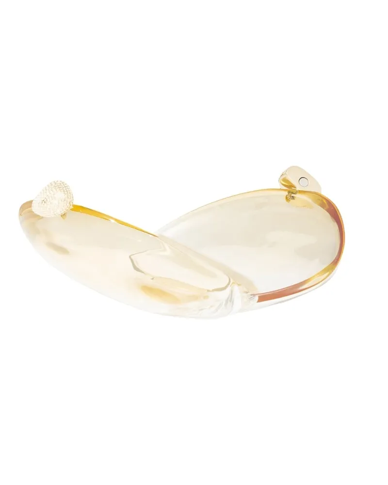 Benedetta Bruzziches Women's Clutch Ariel Gold Acrylic Bags Gold