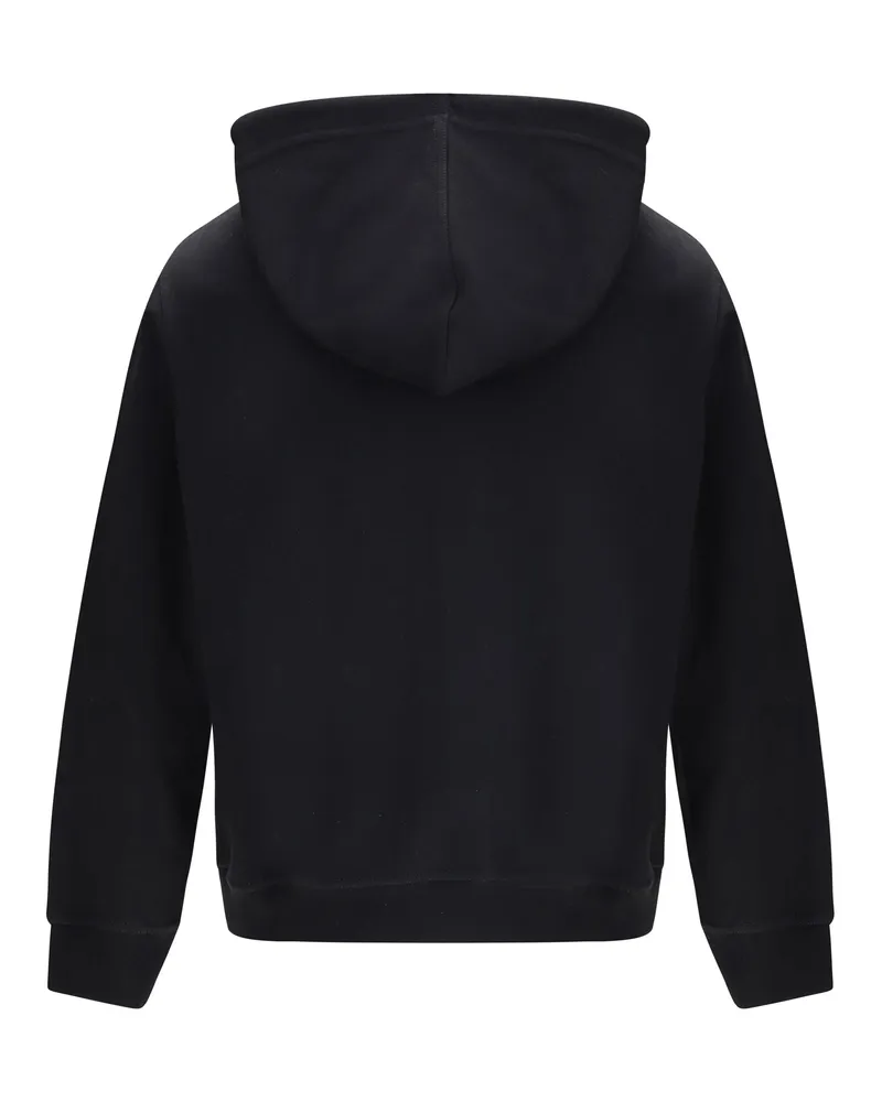 Brunello Cucinelli Men Hoodie Cotton Black Sweatshirts Sweater Black