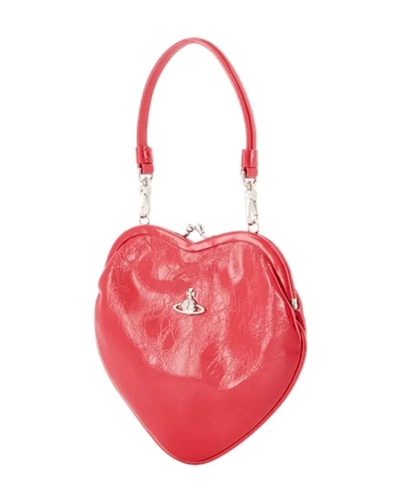 Vivienne Westwood Belle Heart Shoulder Bag — Red Red