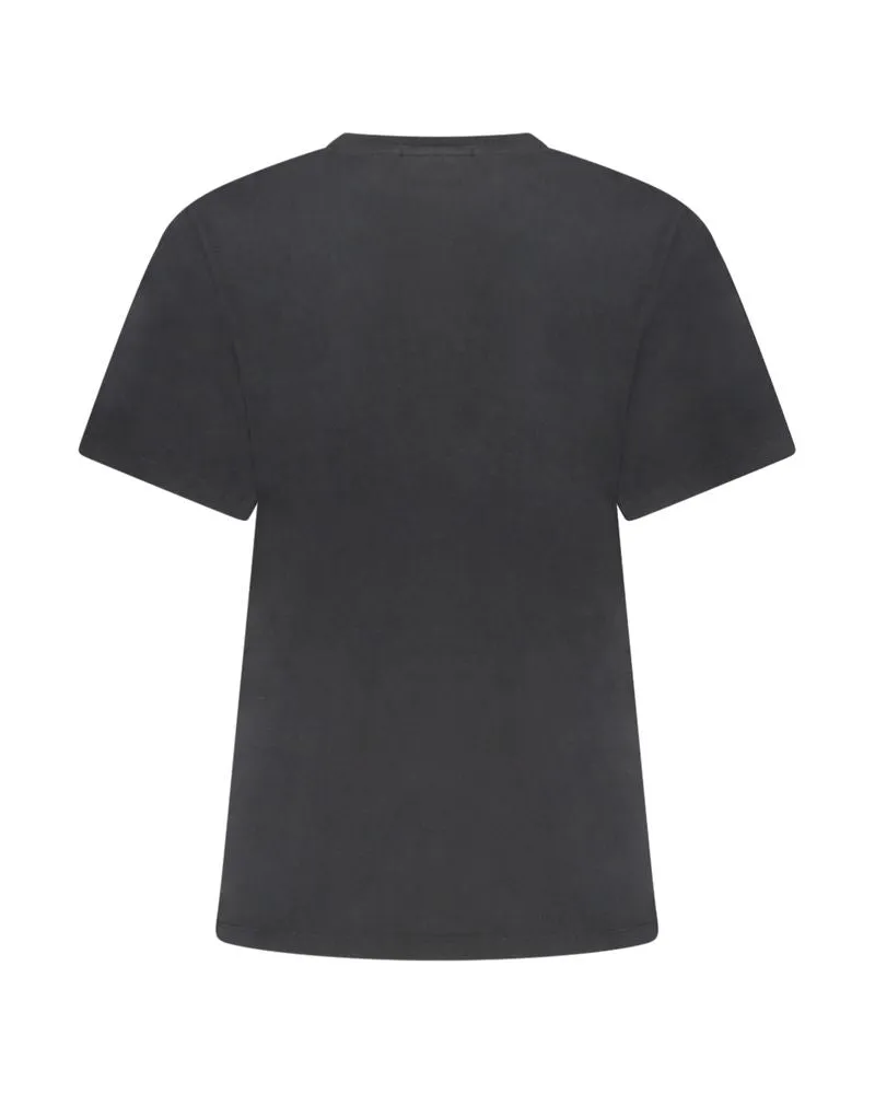 Napapijri Cotton Logo T-Shirt — Black Black