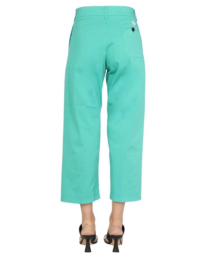Department 5 Cropped Fit Jeans — Green Green