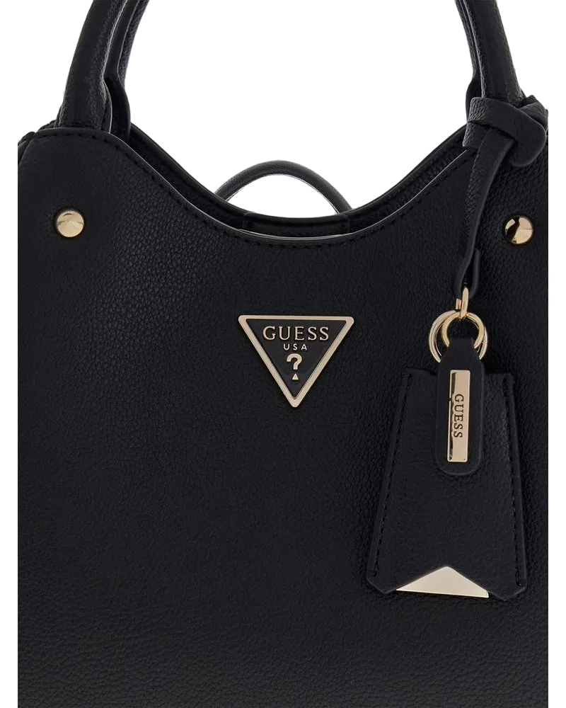 Guess Women's Handbag Black Polyurethane Bags - Handbags Black