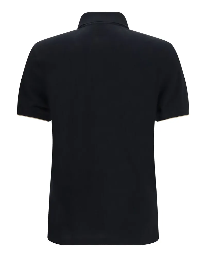 Brunello Cucinelli Cotton Polo — Black Black