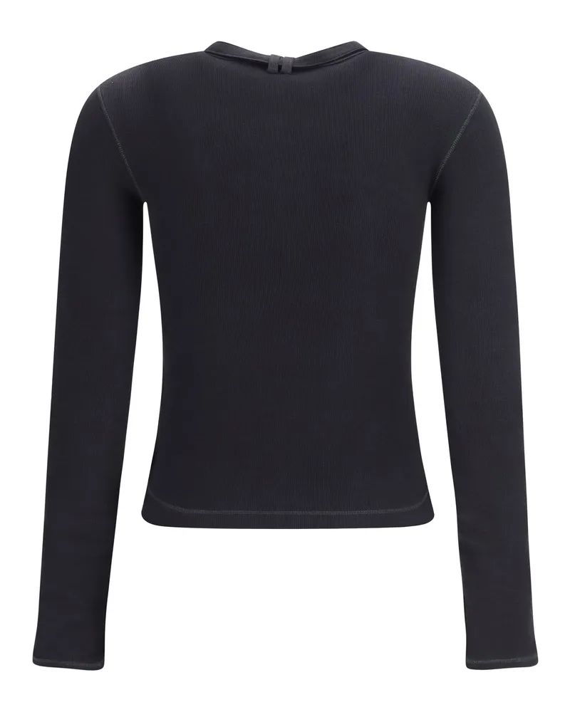 Diesel Women's T Iara Ls Long-Sleeved Top 9xx Cotton; Elastane Black