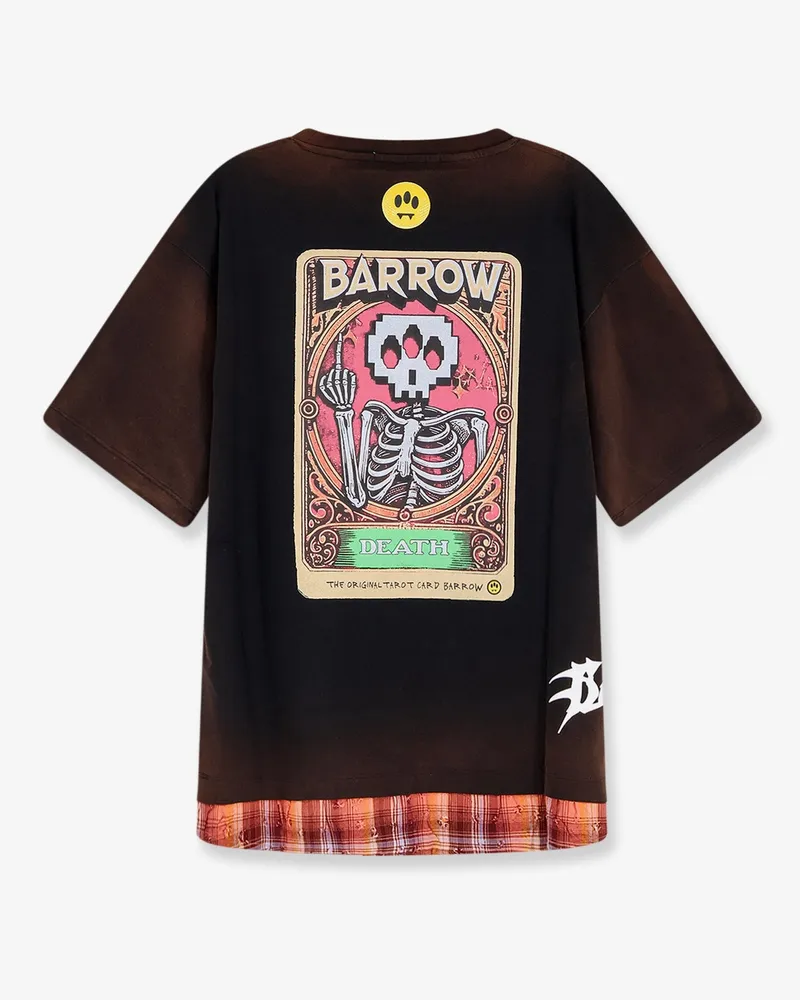 BARROW Men Cotton T-Shirt Black T-Shirts And Polos Black