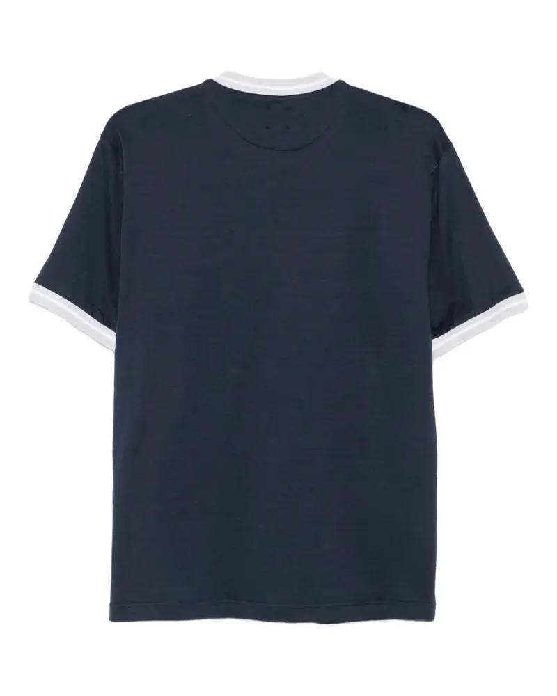 Eleventy Men's Contrast-Trim T-Shirt Aw26 M 