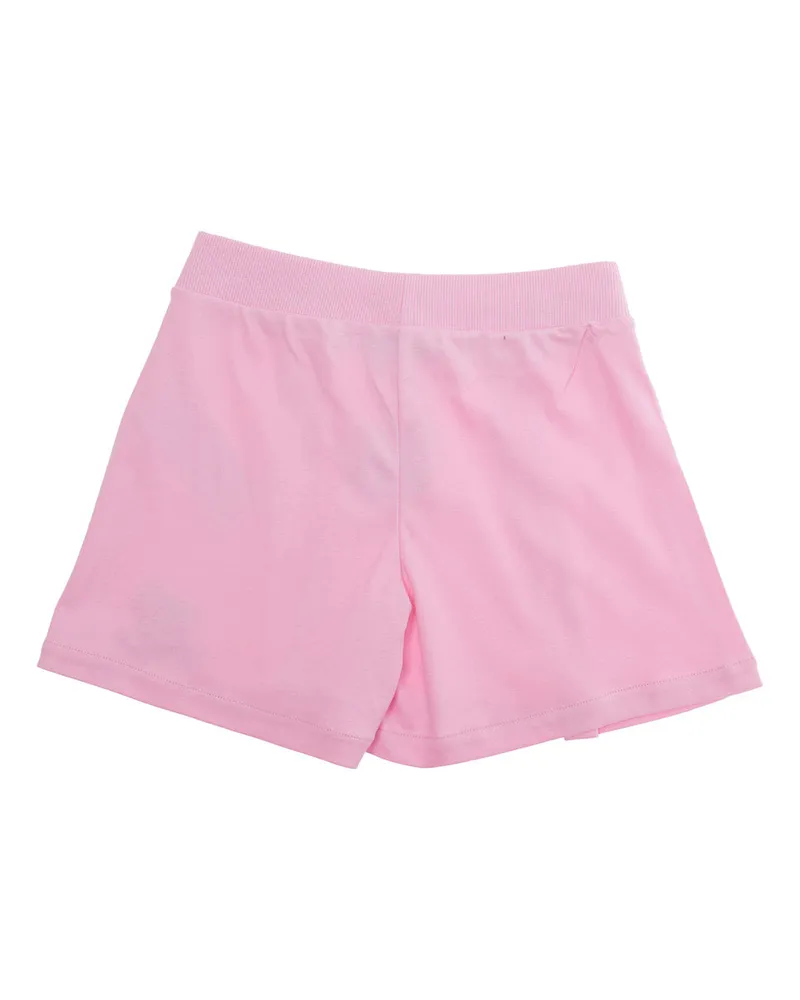 Moschino Girls' Shorts Pink Cotton With Front Pockets Pink