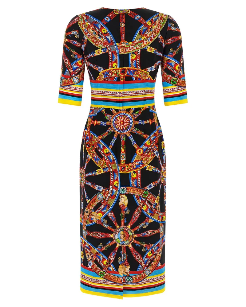 Dolce & Gabbana Carretto Dress — Black Black