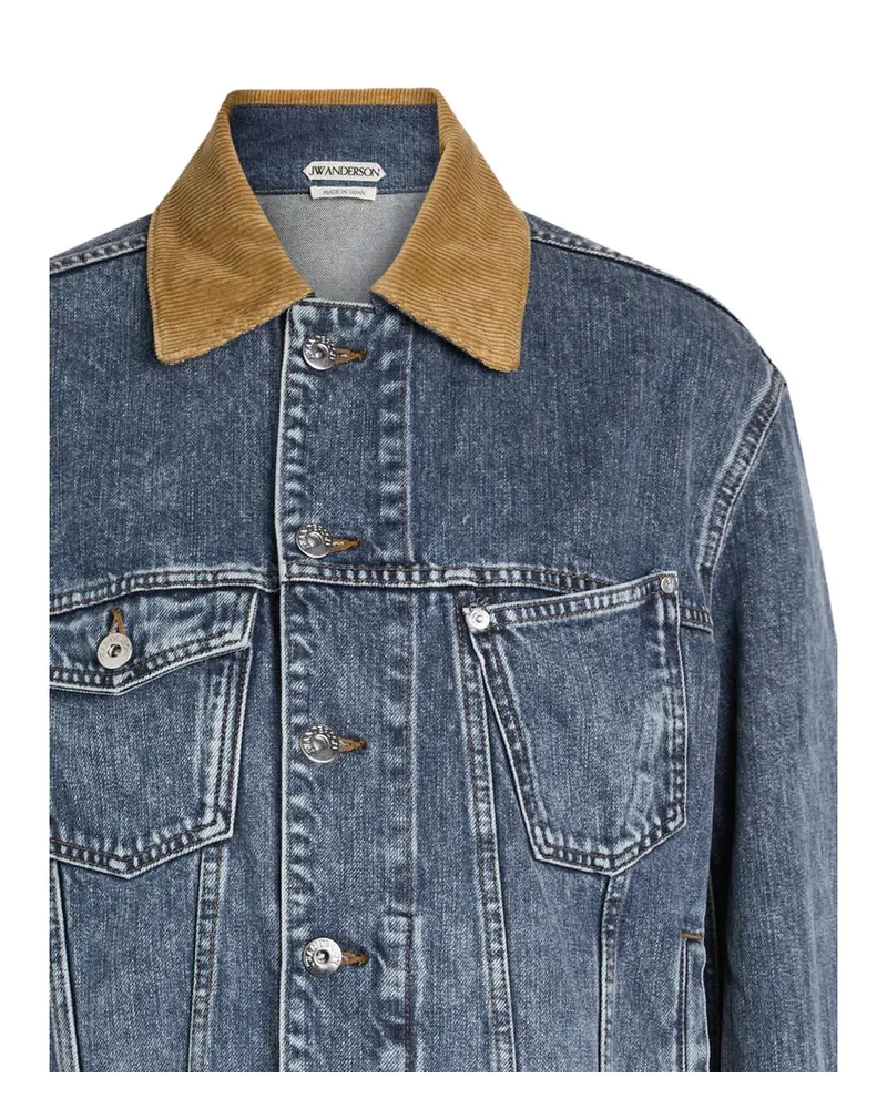 J.W.Anderson Corduroy Collar Jacket — Blue Blue