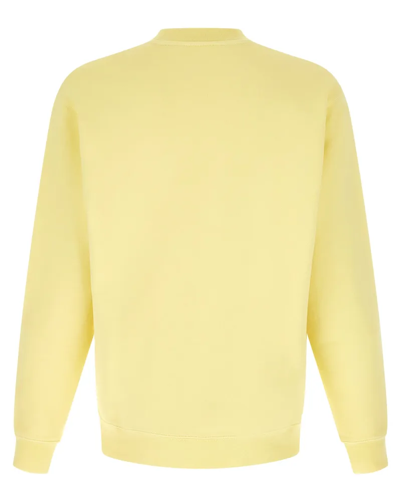 Jacquemus Men's Bicolor Cotton Sweatshirt Clothing Yellow