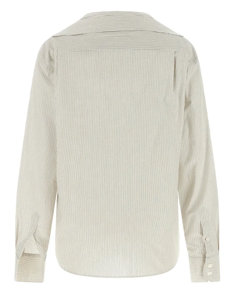 Maison Margiela Women's Gray Cotton Blouse Gray