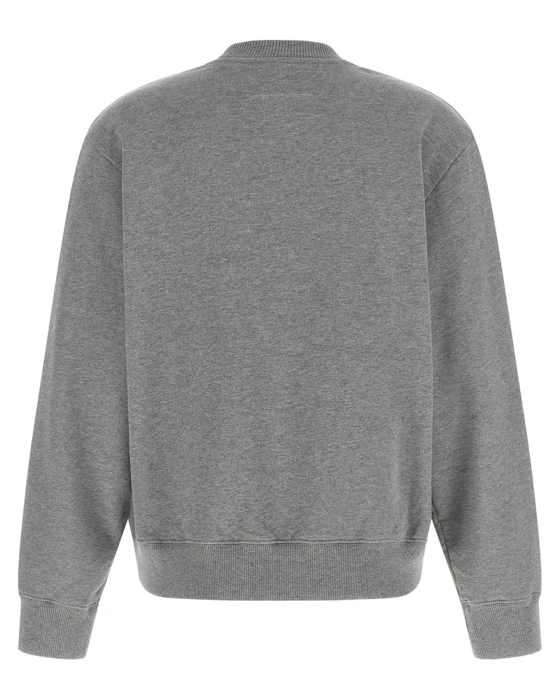 Maison Margiela Women's Gray Cotton Sweatshirt Clothing Gray