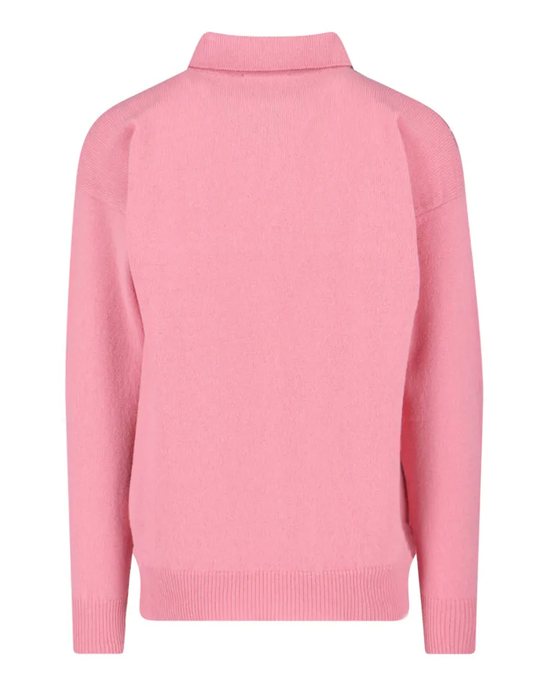 J.W.Anderson Men Sweaters Pink Lambswool Pink