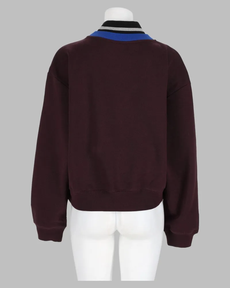 Dries van Noten Halvy Sweatshirt — Burgundy Burgundy