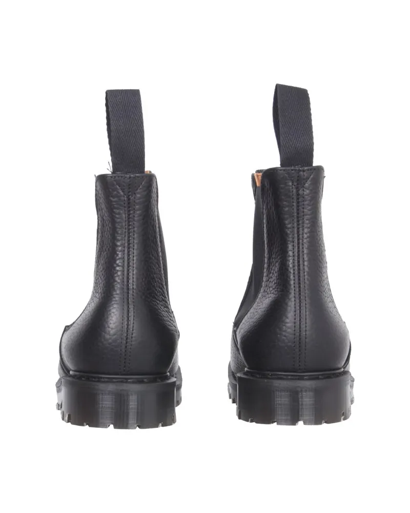 YMC Leather Boots — Black Black