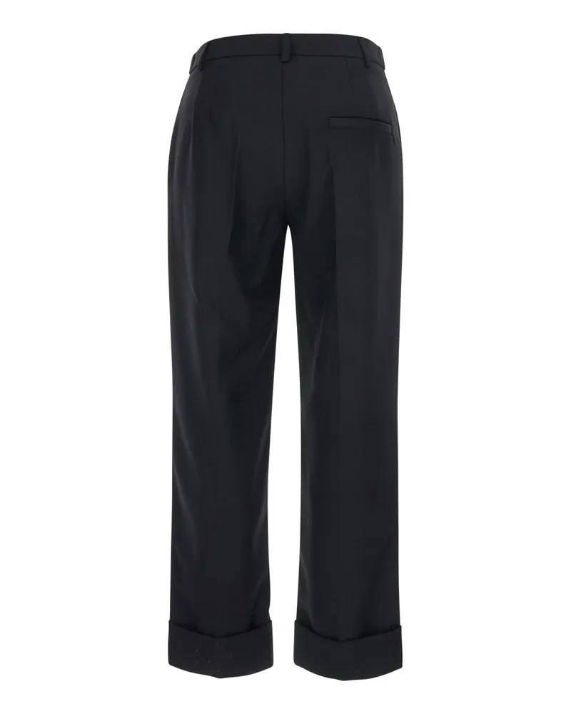 TELA Women's Trousers Andrew Tech Fabric Black Black
