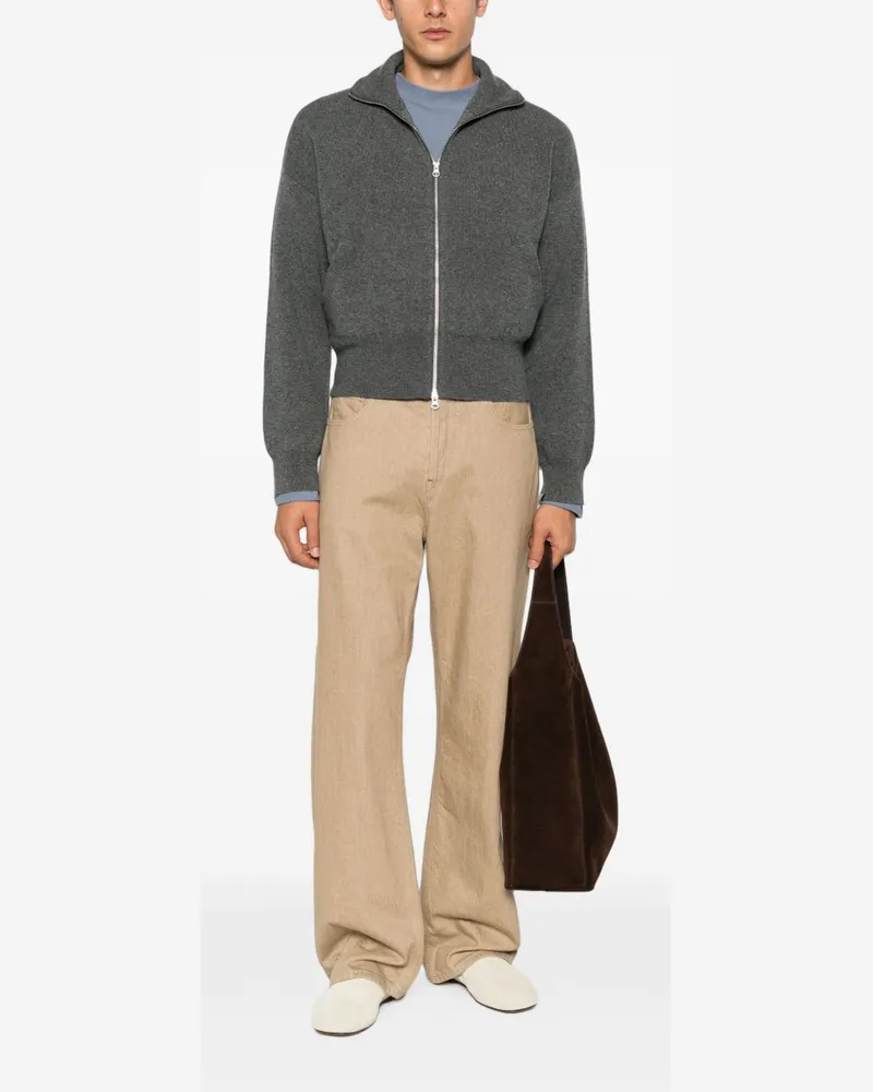 extreme cashmere Cashmere Cardigan — Charcoal Charcoal