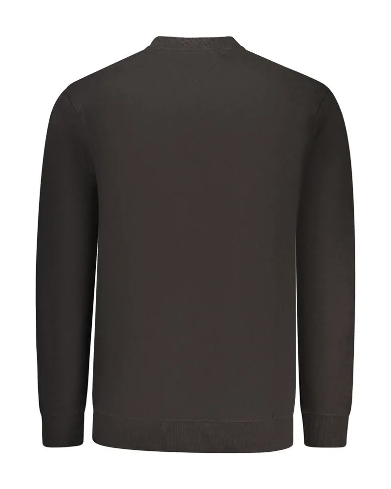 Tommy Hilfiger Logo Print Sweatshirt — Black Black