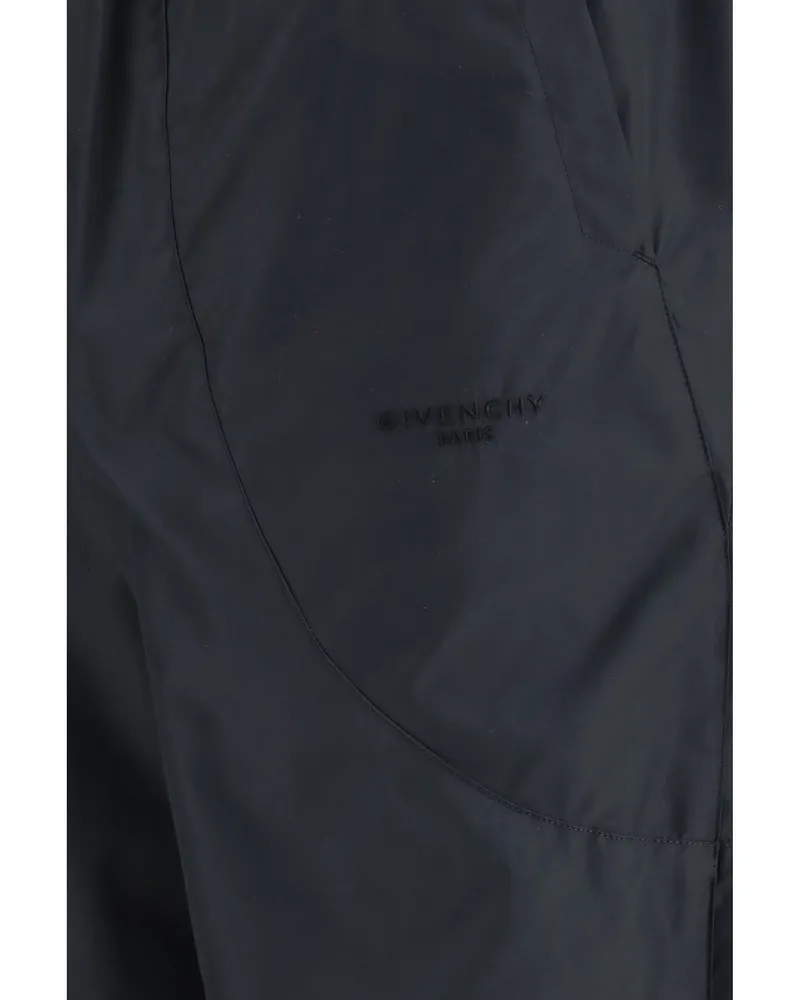 Givenchy Men's Couture Seam Jogging Pants Black Cotton; Polyester Trousers Black