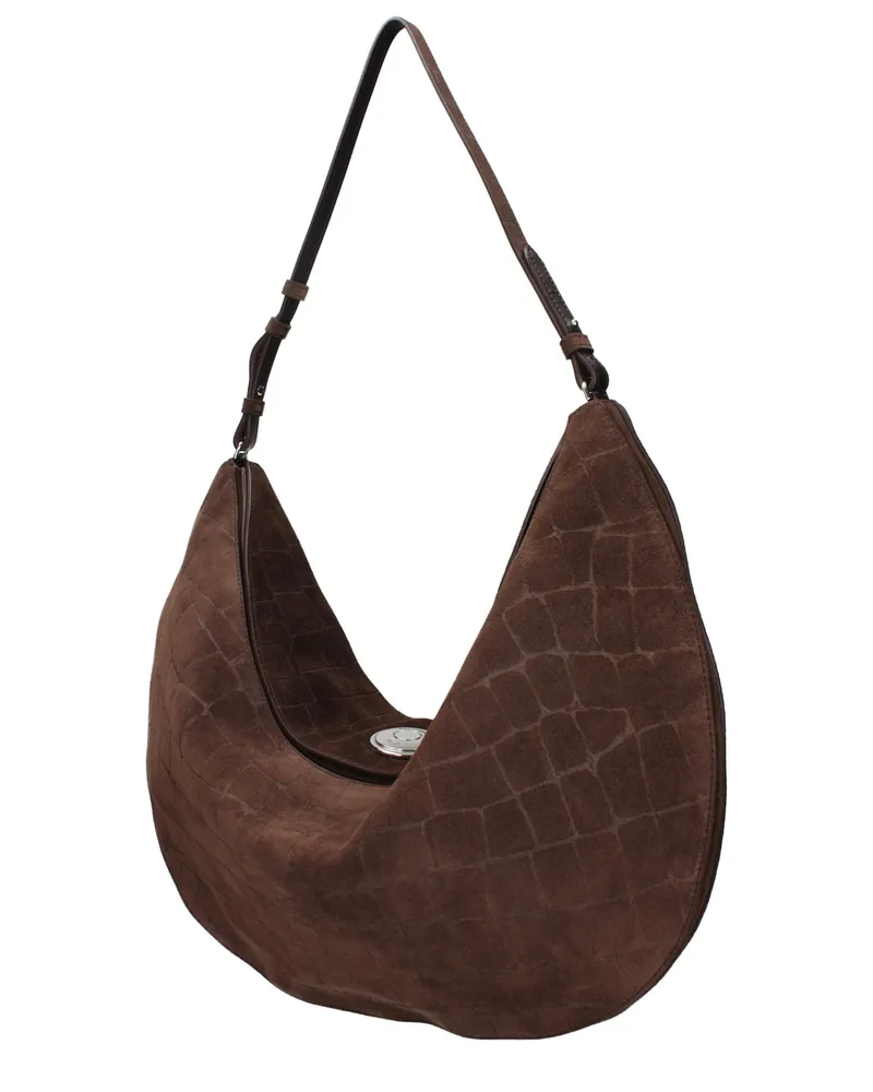 Jacquemus Women's Brown Leather Shoulder Bag Brown