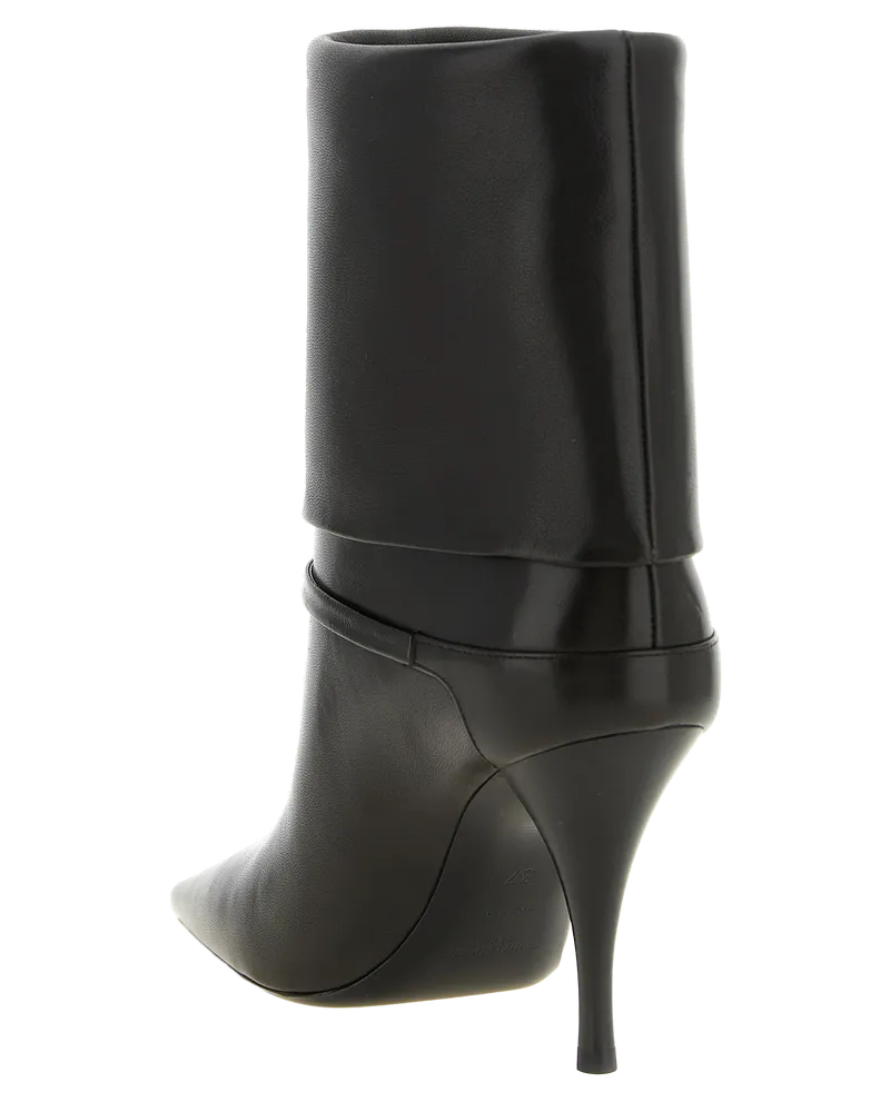 Saint Laurent Niki Ankle Boot — Brown 