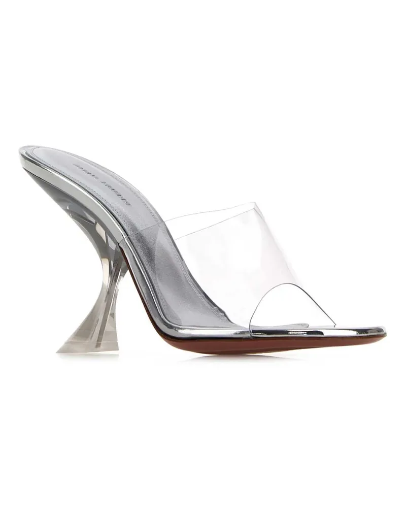 Amina Muaddi Taylorglassslipper90 Pvctra Pvctransparent Sandali Sandal Clear