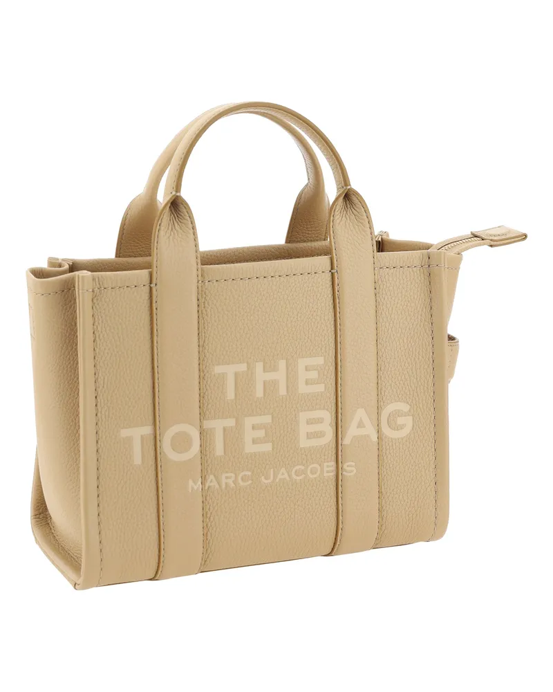 Marc Jacobs Women's Small Tote Handbag Camel Leather Calf Handbags Hand Bags Camel