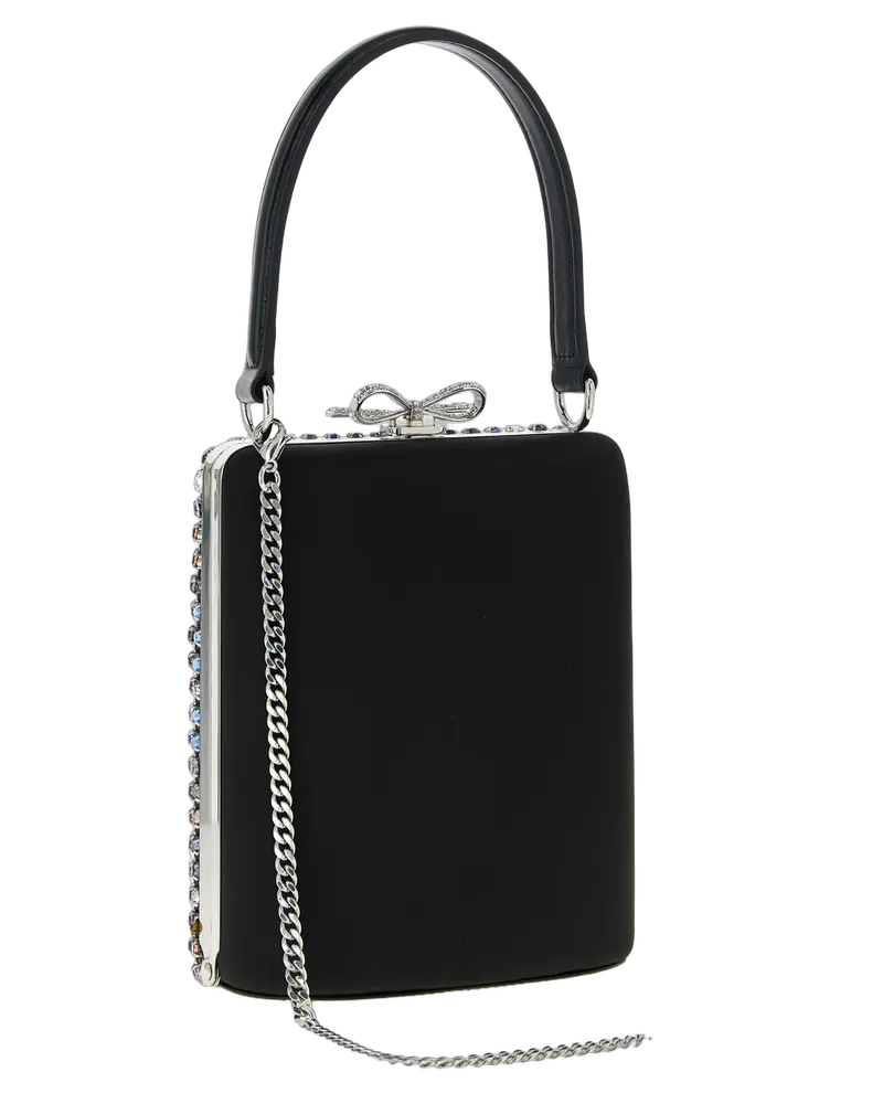 Self-Portrait Women's Multicolor Polyester Handbag Bag Black