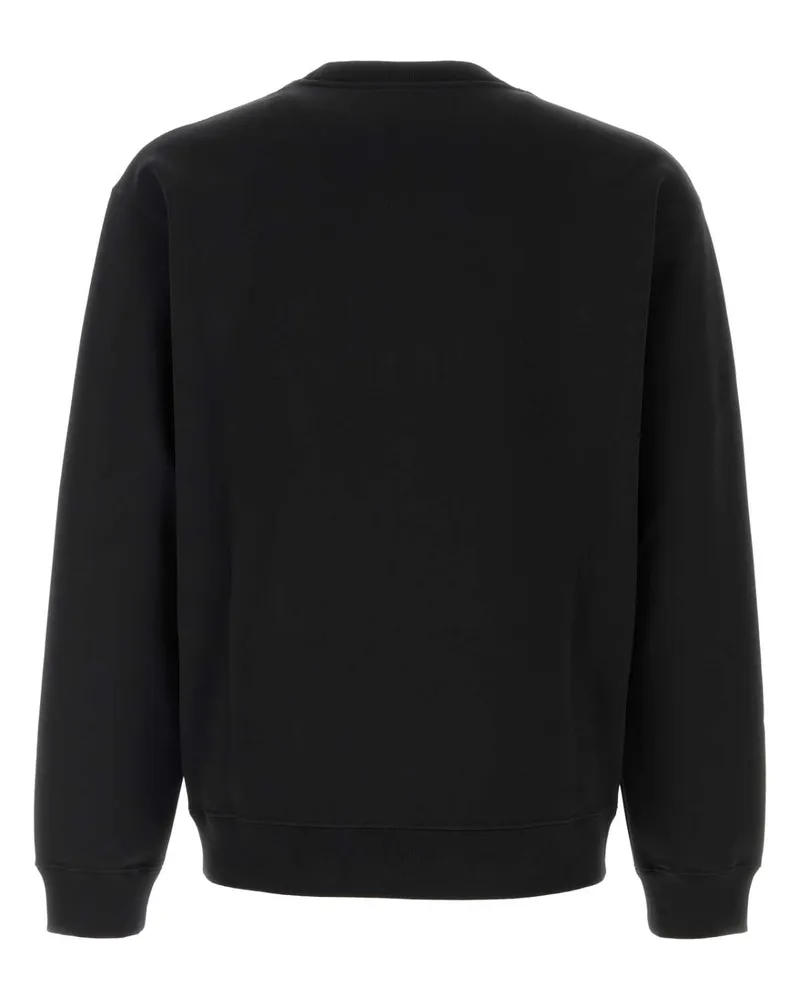 Valentino Garavani Nero Exterior: Cotton Felpe Sweater Black