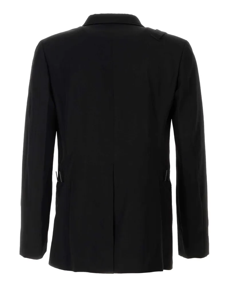 Yohji Yamamoto Men's Blazer Black Wool Blazers Black