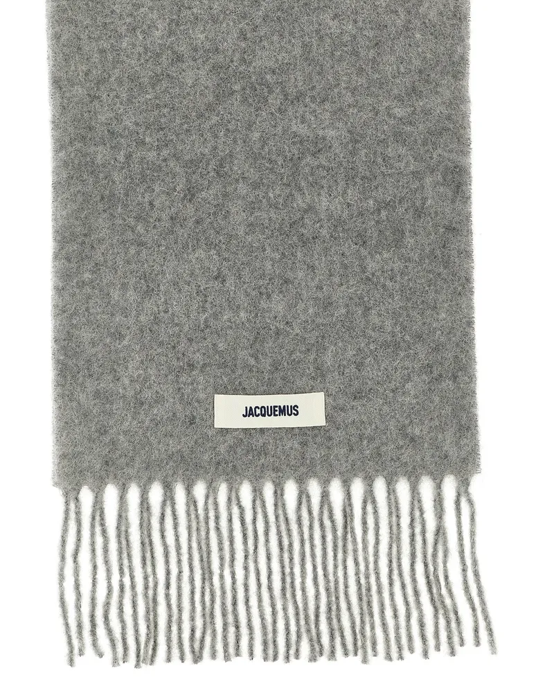 Jacquemus Scarf — Grey Grey