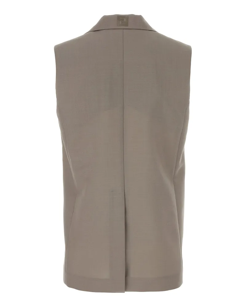 Fendi Ash Giacche E Gilet Jacket Gray
