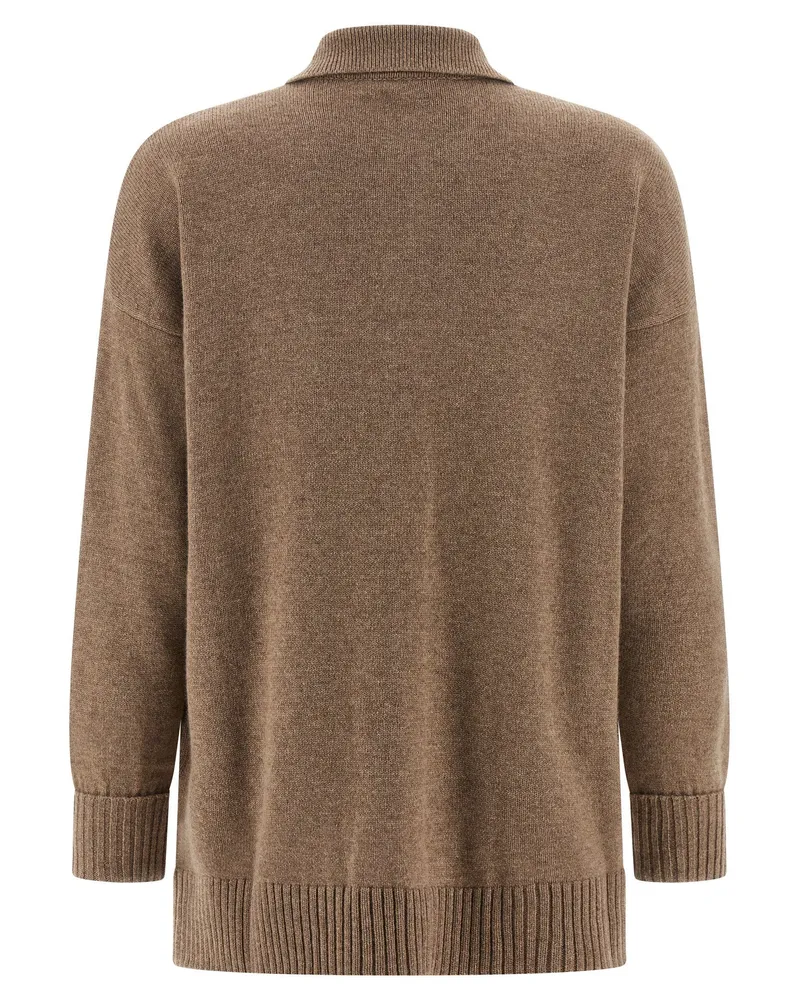 Max Mara Cardigan — Taupe Taupe