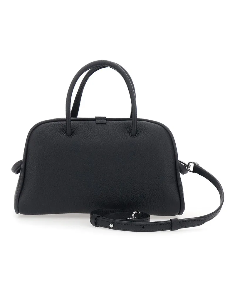 Jacquemus Women's Handbag Le Petit Turismo Black Leather Calf Handbags Hand Bags Black