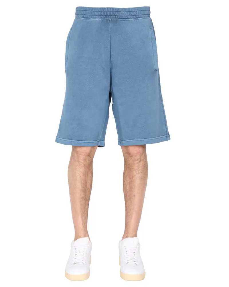 Carhartt WIP Cotton Bermuda Shorts — Blue Blue