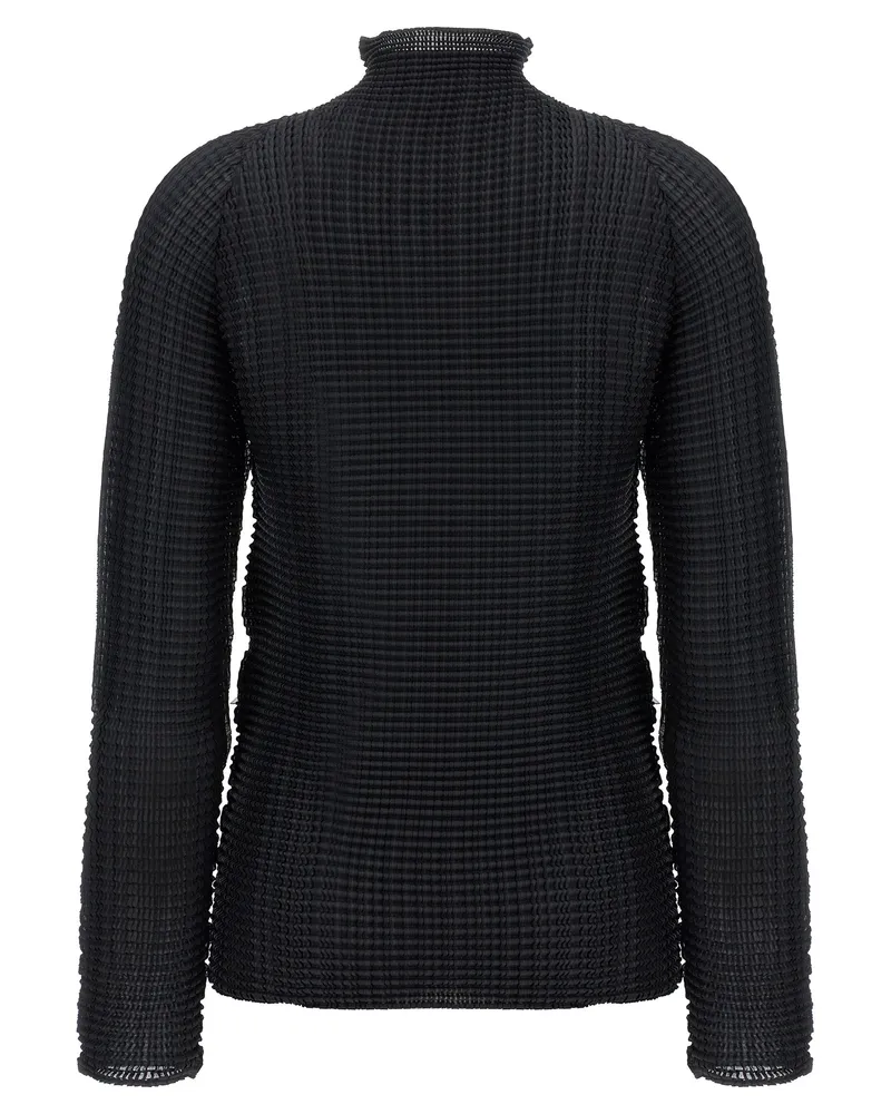 Issey Miyake Women's Black Polyester Cardigan Clothing Black