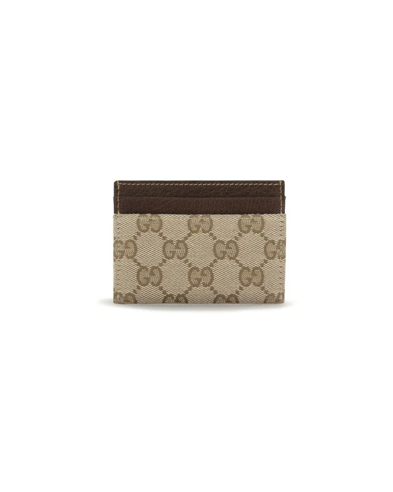 Gucci Horsebit Card Case — Brown Brown