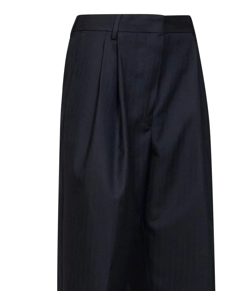 Dries van Noten Pantan Trousers — Navy Navy