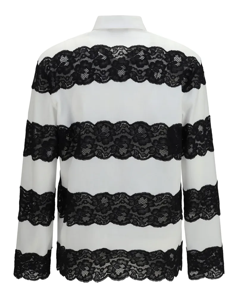 Dolce & Gabbana Women's Long-Sleeve Polo Ricamati Cotton; Polyamide; Elastane Shirts T-shirts And Polos Multicolor