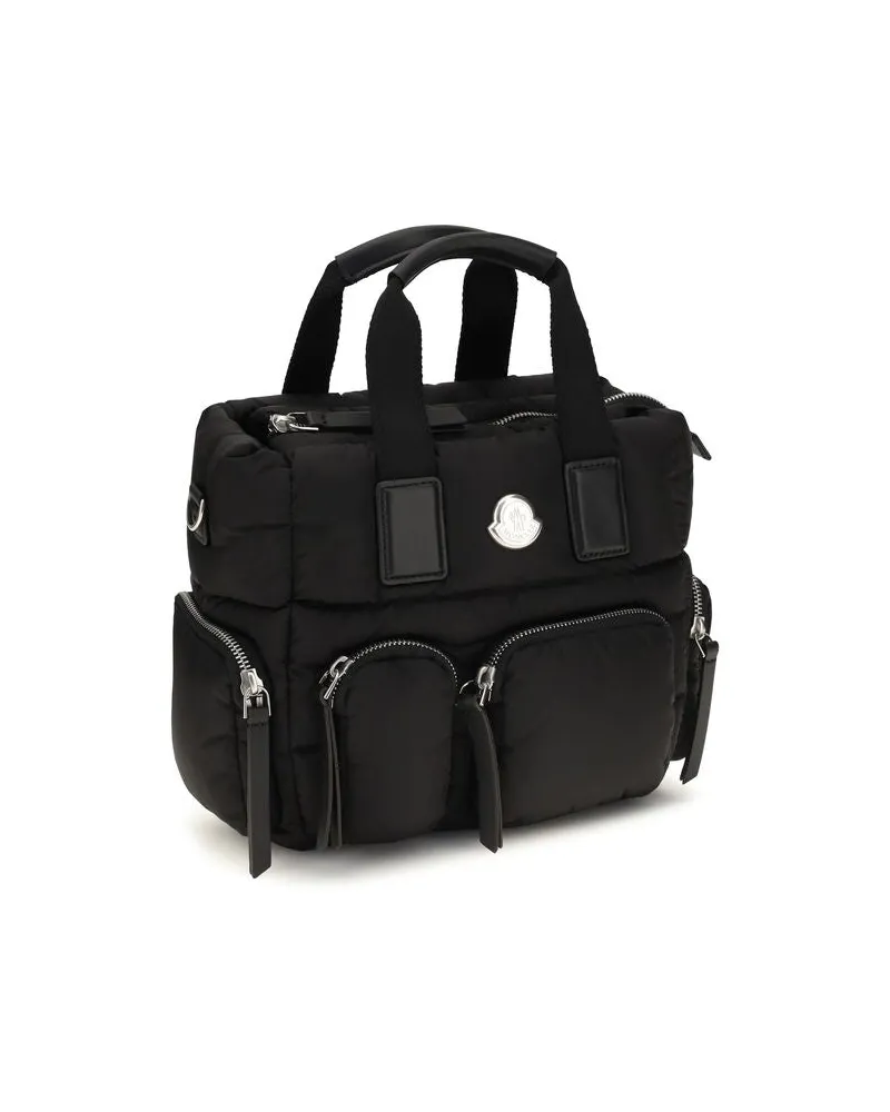 Moncler Caradoc Top Handle Bag — Black Black