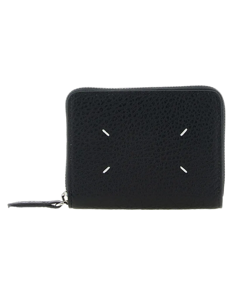 Maison Margiela Men's Black Calfskin Wallet Black