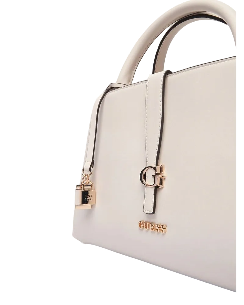 Guess Women's Satchel Bag Stone Polyurethane - Satchel-Bags Beige