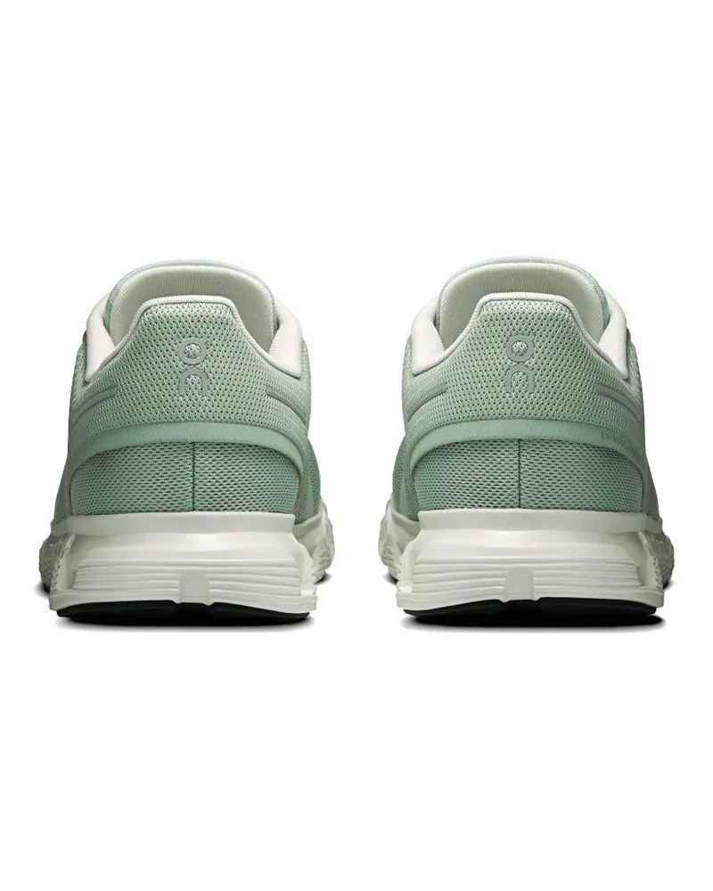ON Men's Running Sneakers Cloud 6 Green Recycled Polyester Trainers Green