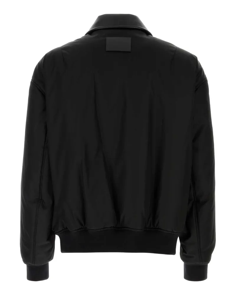 Balenciaga Nylon Bomber Jacket — Black Black