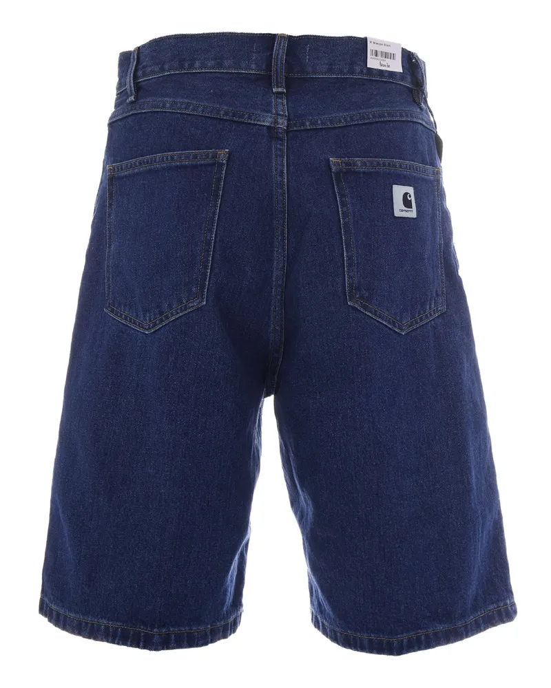 Carhartt WIP Women's Denim Shorts Brandon Blue Cotton Blue