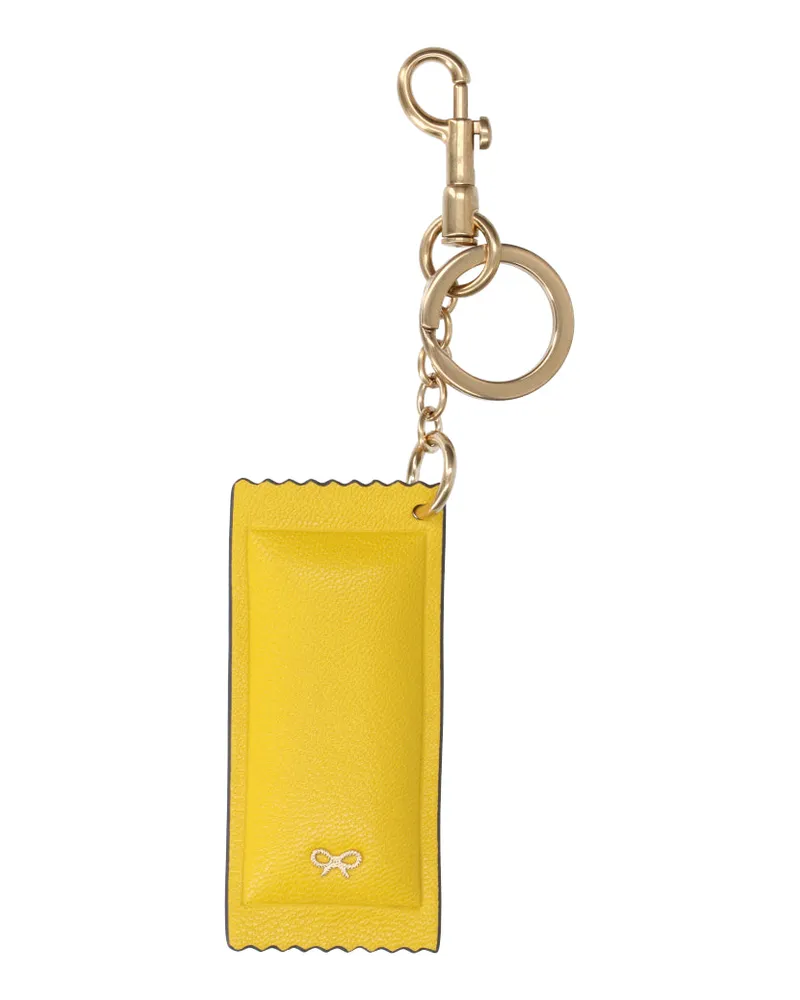 Anya Hindmarch Women's Keychains Yellow Goat Leather Yellow