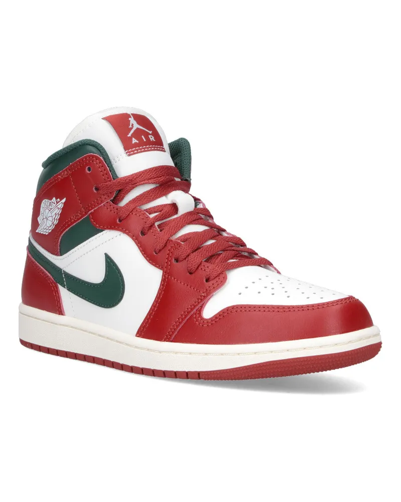 Nike Men's Sneakers Red Leather Red